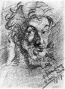 Theo van Doesburg, Vieux Faun (self-portrait)